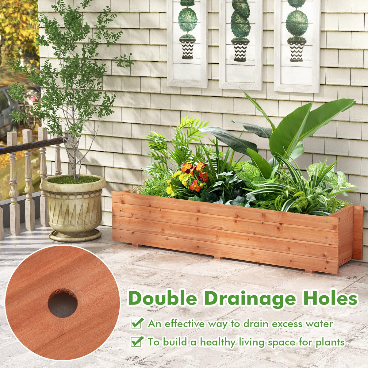 Lucktree Raised Garden Bed