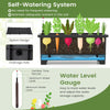 Lucktree Raised Garden Bed with Legs and Trellis for Climbing Plants
