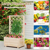 Lucktree Raised Garden Bed with Trellis (1/2)