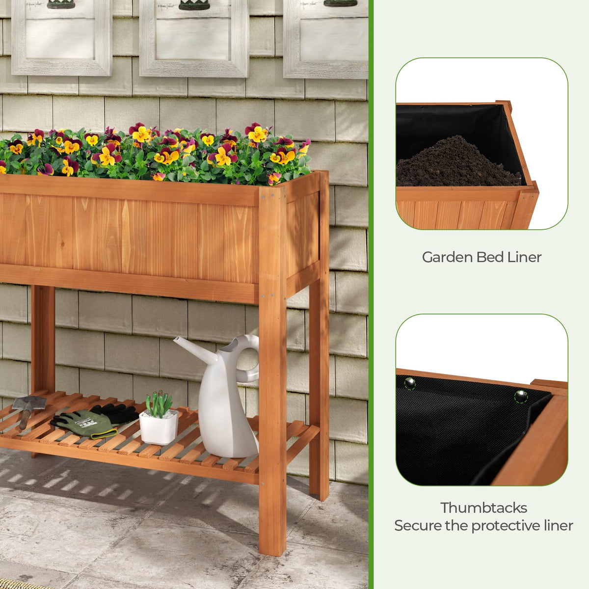 Lucktree Raised Garden Beds Outdoor