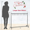 Lucktree 10-Hook Christmas Stocking Holder Stand on Wheels