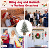 Lucktree 4 FT Pre-lit Entrance Christmas Tree with 231 Branch Tips and 100 LED Lights