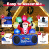 Lucktree 6Ft Inflatable DJ Santa, Inflatable Christmas Decoration