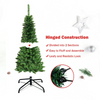 Lucktree Prelit Pencil Christmas Tree, 4.5FT Premium Hinged Fir Tree - LucktreeUS