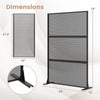 Lucktree Metal Privacy Screen with Expansion Bolts and Connection Screws