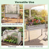 Lucktree Raised Garden Bed with Legs & Greenhouse Cover (1/2)