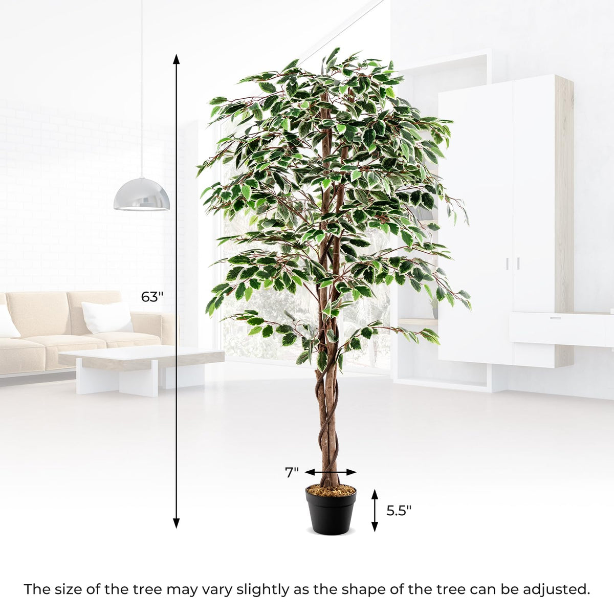 Lucktree Artificial Ficus Tree