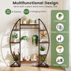 Lucktree Plant Stand Indoor with Grow Lights 10-Tier 63" Tall Metal Plant Shelf