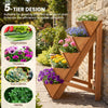 Lucktree 5-Tier Wooden Vertical Raised Garden Bed