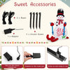 Lucktree 6 FT Lighted Christmas Inflatable Skiing Snowman