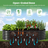 Lucktree Raised Garden Bed w/Greenhouse Cover (6x2x1 FT)