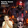 Lucktree 70" Halloween Animated Life-Size Clown Catching Skeleton Doll