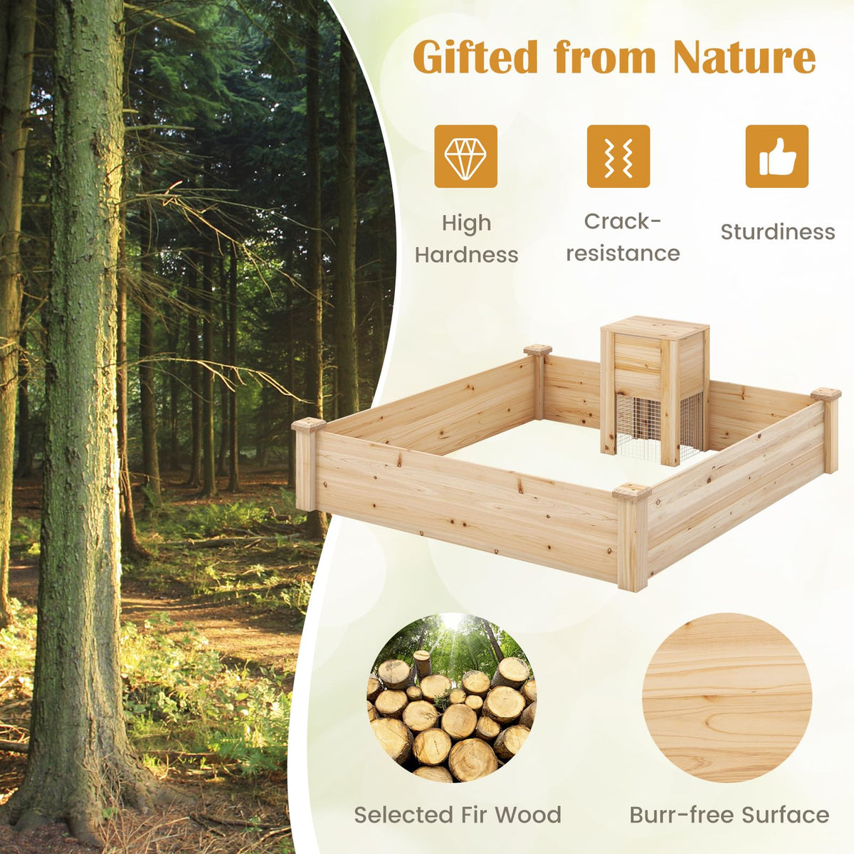 Lucktree Raised Garden Bed