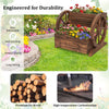 Lucktree Garden Planter with Drainage Holes & Wheels for Flowers Herbs Vegetables