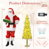 Lucktree 5FT / 6FT / 7FT Whimsical Christmas Tree | Bendable Grinchs Xmas Tree
