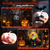 Lucktree 2 Pack Halloween Animated Tabletop Clown & Grim Reaper Decorations