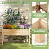 Lucktree Raised Garden Bed with Trellis