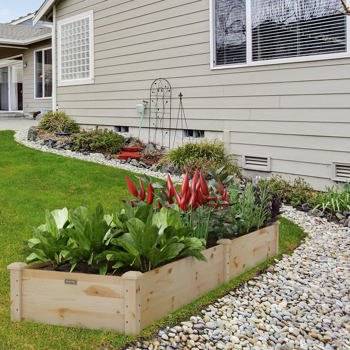 Lucktree Wooden Raised Garden Bed