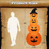 Lucktree 8 FT Halloween Inflatable Pumpkin, 4 Pumpkins Stack Halloween Decorations