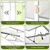 Lucktree Outdoor Large Walk-in Green House w/ Rain Gutter