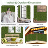 Lucktree 20" x 20" Artificial Boxwood Panels 12PCS, 33.3 Sq.ft Garden Privacy Fence Screen (Boxwood)