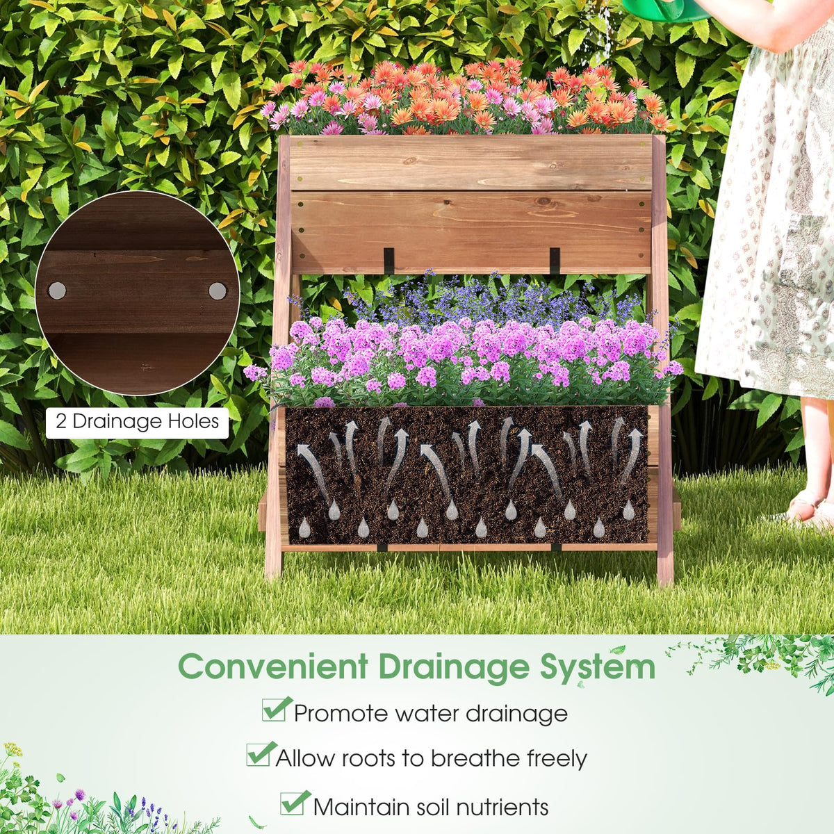 Lucktree Vertical Raised Garden Bed