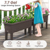 Lucktree Raised Garden Beds Outdoor Set of 2, Self-Watering Planter Box with Detachable Legs & Drainage Hole