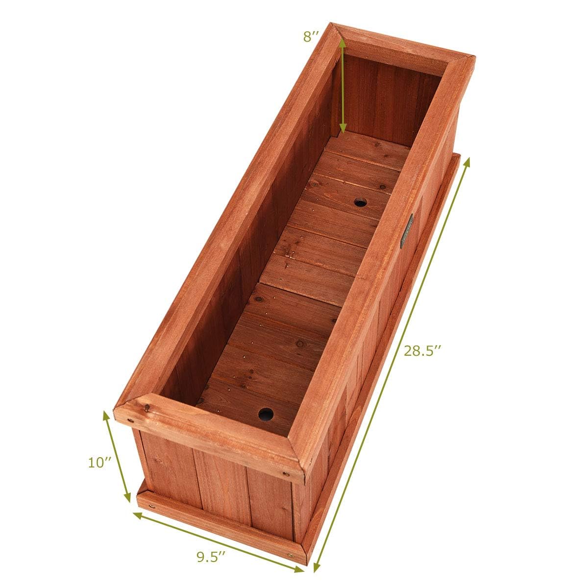 Lucktree Raised Garden Bed Set of 2 for Flower Vegetable Herbs