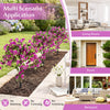 Lucktree 2 Pack Artificial Bougainvillea Trees | 43.5" Sun-Protective Fake Silk Floral Plants