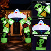 9.8 FT/ 300 CM Alien Halloween Inflatable Archway w/ Lights
