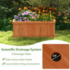 Lucktree Raised Garden Bed | 31”x14”x12” Wooden Planter Box with 4 Drainage Holes (1/2)