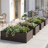 Lucktree Raised Garden Bed for Vegetables Flowers Herbs