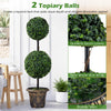 Lucktree 3 FT Artificial Boxwood Topiary Tree(1/2)