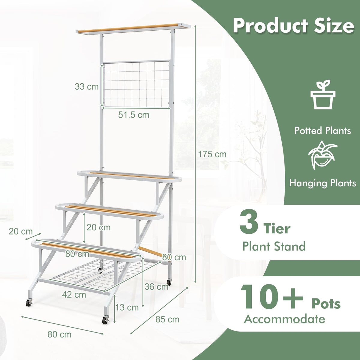 Lucktree Hanging Plant Stand Indoor