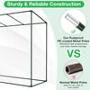 Lucktree Outdoor Portable Mini Greenhouse w/ PE Cover & 4 Ground Stakes & Ropes