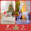 Lucktree 5 Feet Pre-Lit Christmas Reindeer with 100 LED Lights