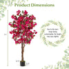 Lucktree 6 FT Bougainvillea Artificial Tree Artificial Plants for Indoor Decor