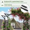 Lucktree Garden Arch Trellis 67''W x 83''H Metal Arbor