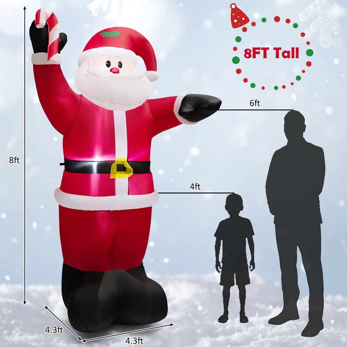 Lucktree Indoor & Outdoor Holiday Decor for Christmas Party