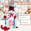 Lucktree 6 FT Lighted Christmas Inflatable Skiing Snowman