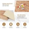 Lucktree 25 Pcs 24"x24" Faux Wood Grain EVA Foam Tiles with 50 Borders