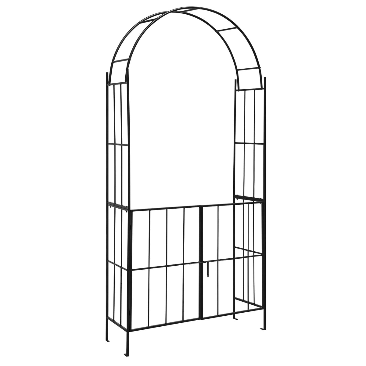 Lucktree Garden Arbor Trellis with Door