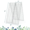 Lucktree 4 Panels Cucumber Trellis A-Frame Garden Trellis for Plant Climbing