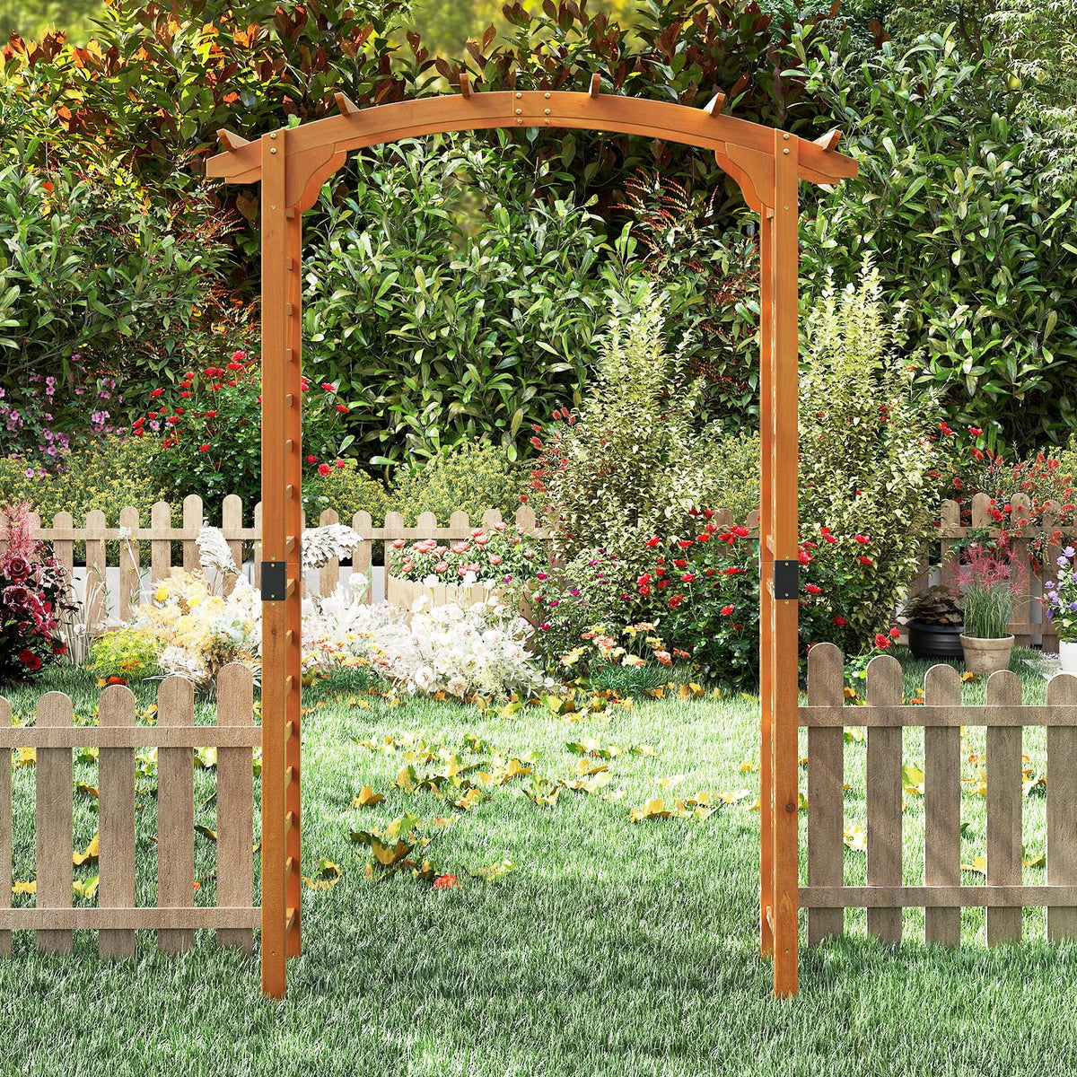 Lucktree Wooden Wedding Arch for Ceremony Party