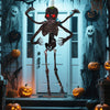 Lucktree 6 FT Animated Halloween Decoration Hanging Zombie Sound-Activated Skeleton Decoration