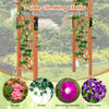 Lucktree 7.7FT Wooden Garden Arbor Trellis