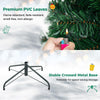 7 FT Pre-lit Christmas Tree Artificial Hinged Xmas Tree