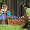 Lucktree Rectangular Garden Bed for Vegetables Flower Herb Fruit