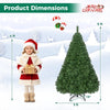 5 FT Artificial Christmas Tree w/Easy-Setup Hinges, Unlit