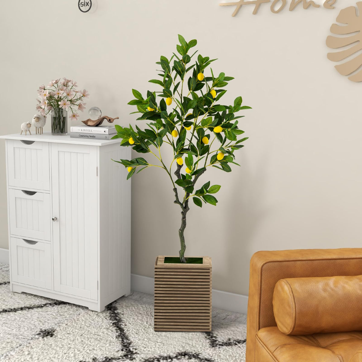 Lucktree Artificial Lemon Tree